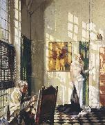Sir William Orpen The Studio oil painting reproduction